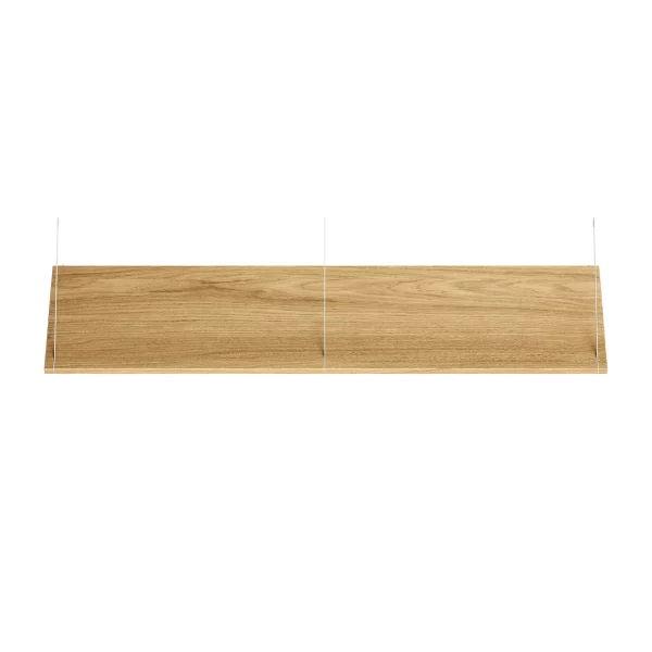 Brace shelf Oak 1200mm white brackets