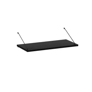 Brace shelf Black Diamond Ash 600 mm black brackets