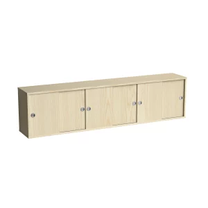 Brace wall cabinet Diamond Ash 1800 mm six sliding doors