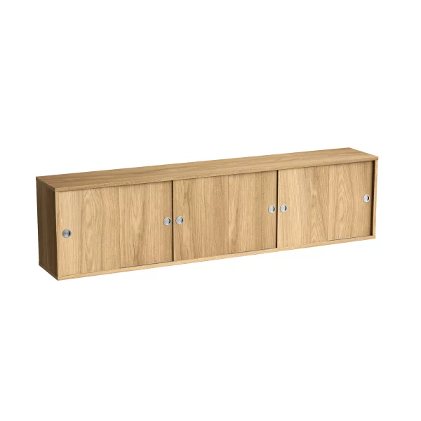 Brace wall cabinet Diamond Oak 1800 mm six sliding doors